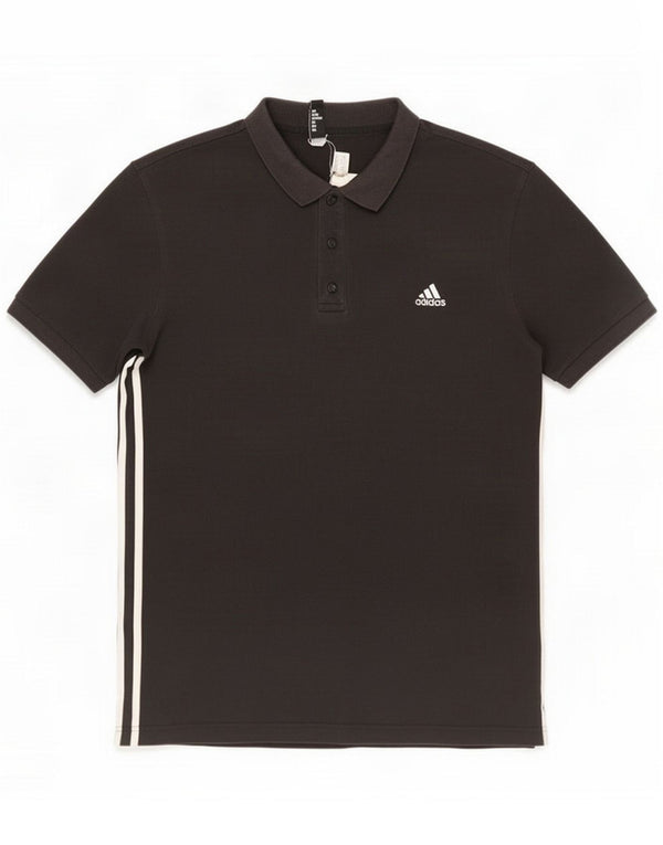 Adidas Herren Climalite Poloshirt XL Schwarz Baumwolle