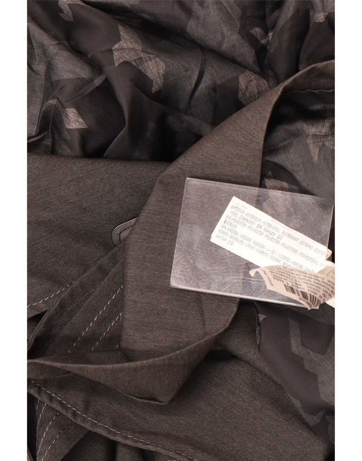 Vintage Herren Trenchcoat UK 36 Small Grau Polyester
