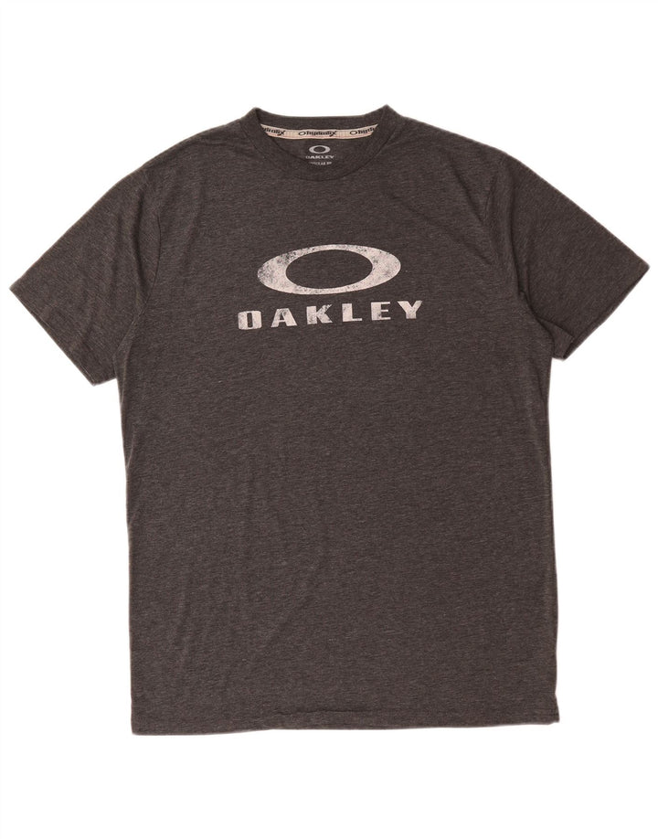 Oakley Herren-T-Shirt mit regulärer Passform, mittelgrau
