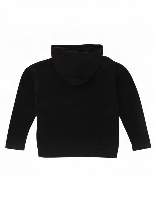 Nike Damen-Fleecepullover mit Kapuze, übergroß, UK 10, Größe S, Schwarz, Polyester