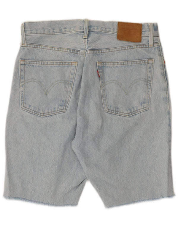 LEVI'S Herren 501 Denim Shorts W28 Mittelblaue Baumwolle