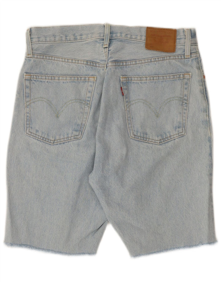 LEVI'S Herren 501 Denim Shorts W28 Mittelblaue Baumwolle