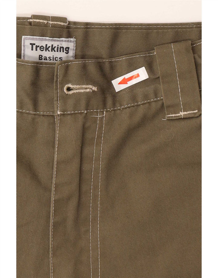 Basics Herren Cargoshorts XL W38 Khaki Polyester