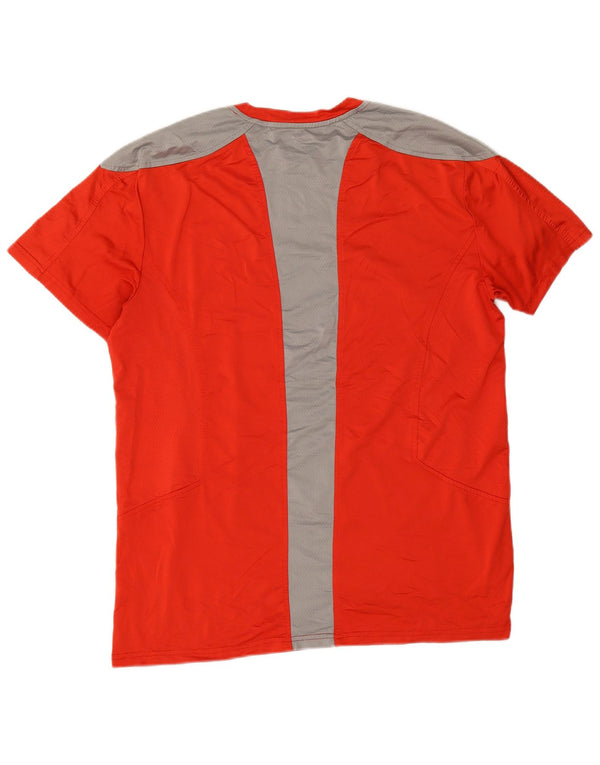 IZOD Mens T-Shirt Top Large Red Colourblock
