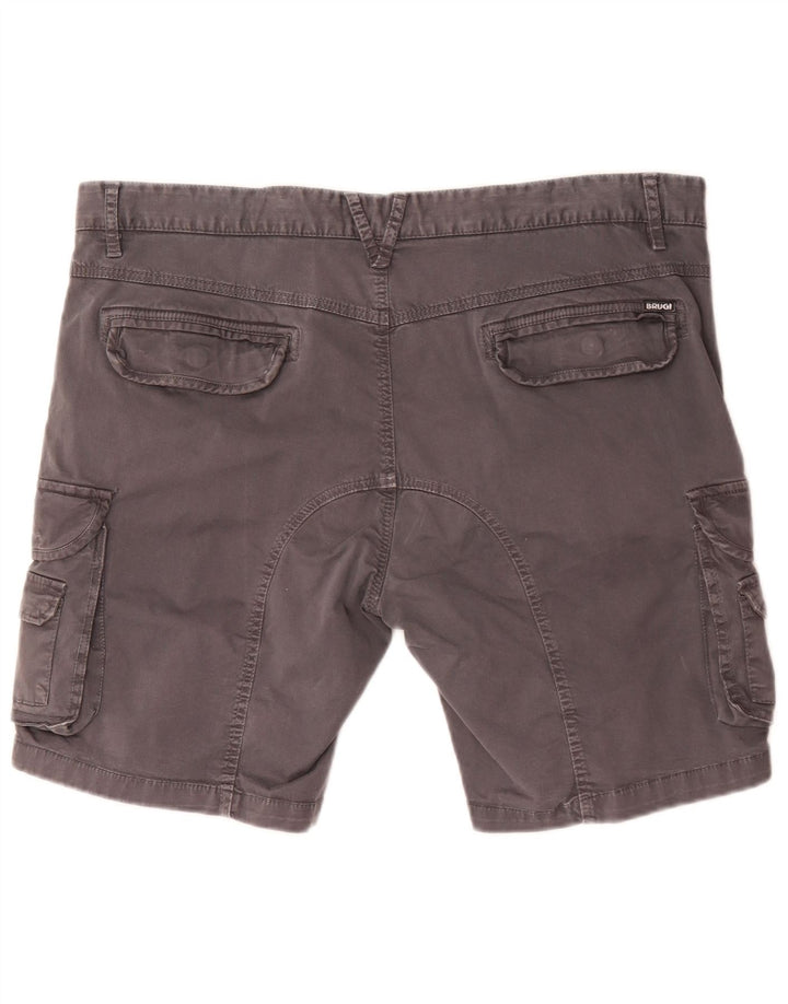Brugi Herren Cargoshorts IT 56 3XL W50 Graue Baumwolle