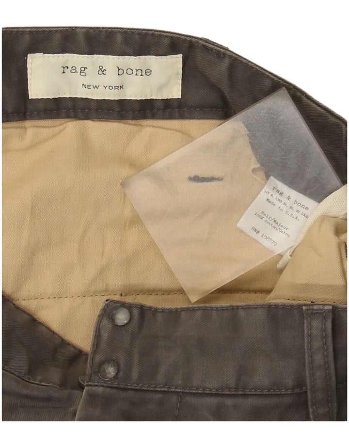 RAG & BONE Gerade Herren-Cargohose, W32, L33, Grau, Baumwolle