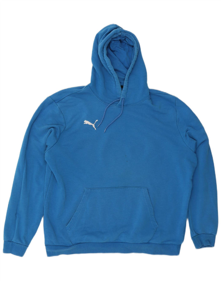 Puma Herren Kapuzenpullover XL Blau Baumwolle