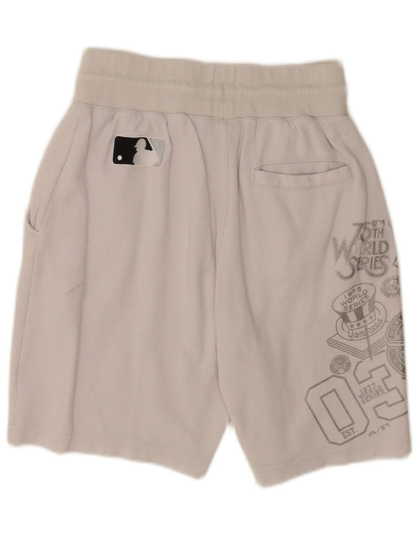 Majestic Herren New York Yankees Graphic Sport Shorts XS Weiße Baumwolle