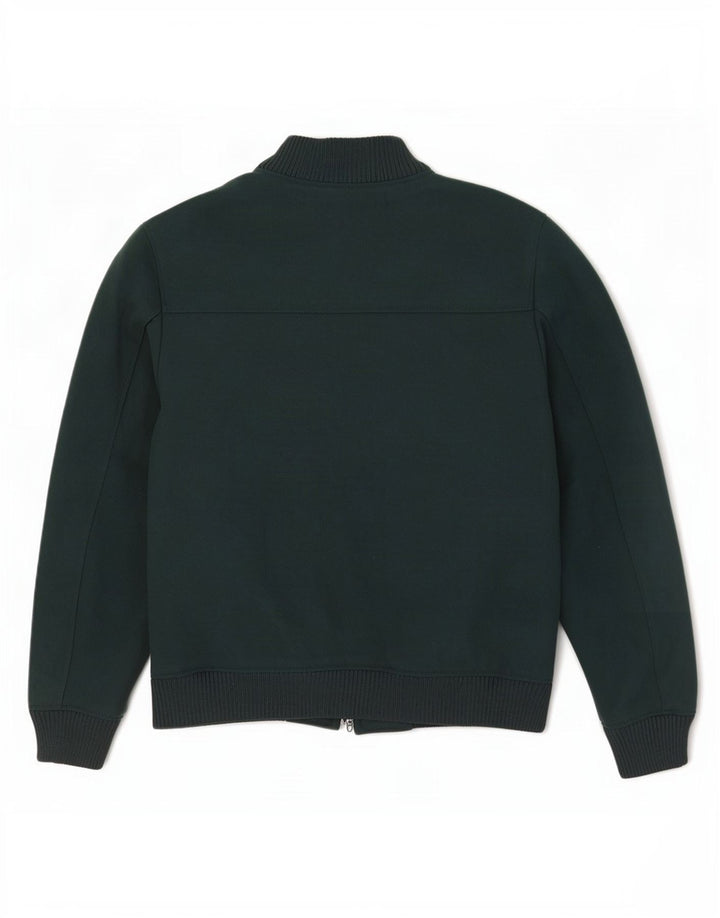 Zara Herren Bomberjacke UK 40 Large Grün Polyester