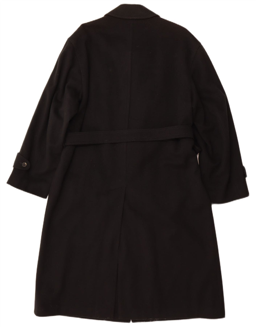 Bugatti Herrenmantel UK 38 Mittelschwarze Wolle