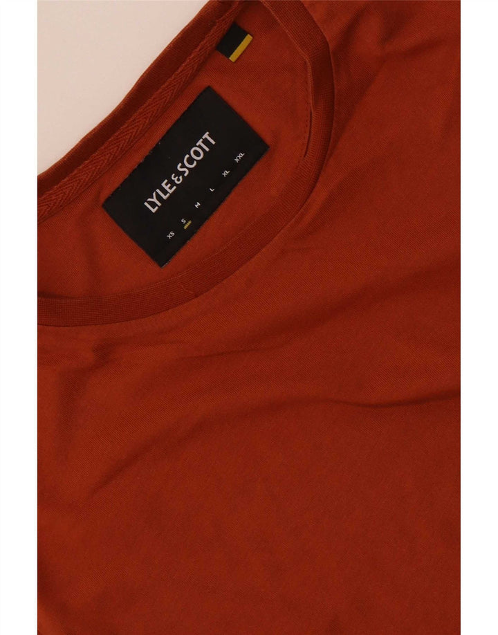 Lyle & Scott Herren T-Shirt Top Small Braun