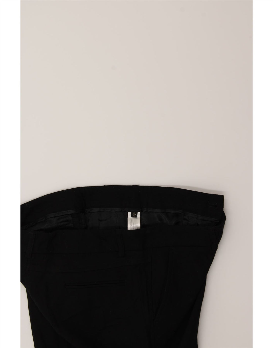 MASSIMO DUTTI Womens Bootcut Chino Trousers EU 42 Large W32 L32 Black Vintage Massimo Dutti and Second-Hand Massimo Dutti from Messina Hembry 