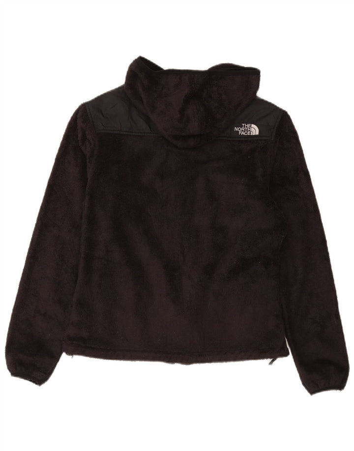 The North Face Damen-Fleecejacke mit Kapuze, UK 12, mittelschwarz, Polyester