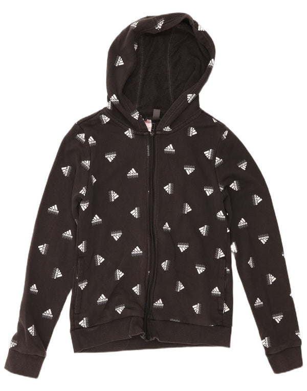 Adidas Jungen Graphic Hoodie Pullover 13–14 Jahre, schwarze Baumwolle