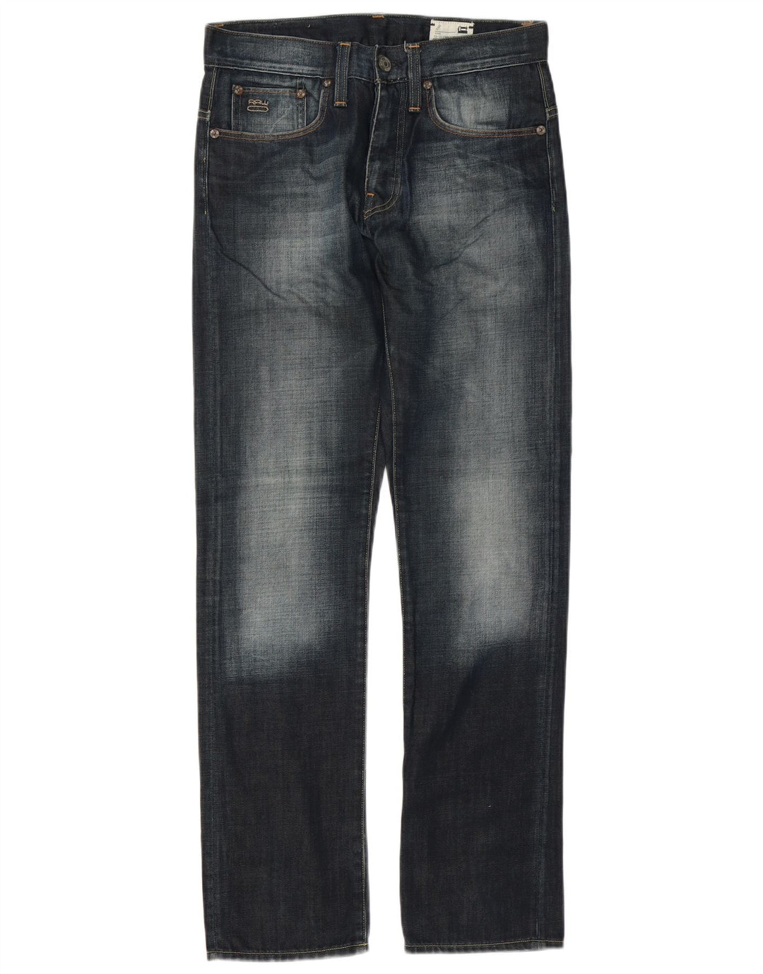 G-Star Herren Straight Jeans W30 L32 Marineblau Baumwolle