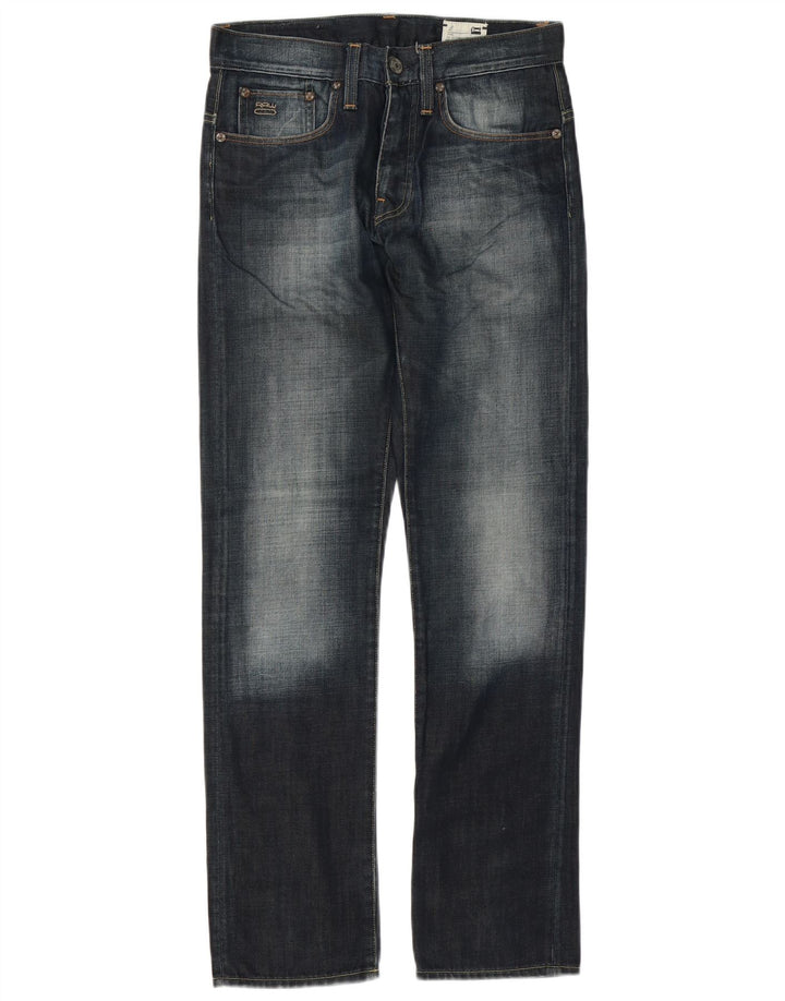 G-Star Herren Straight Jeans W30 L32 Marineblau Baumwolle
