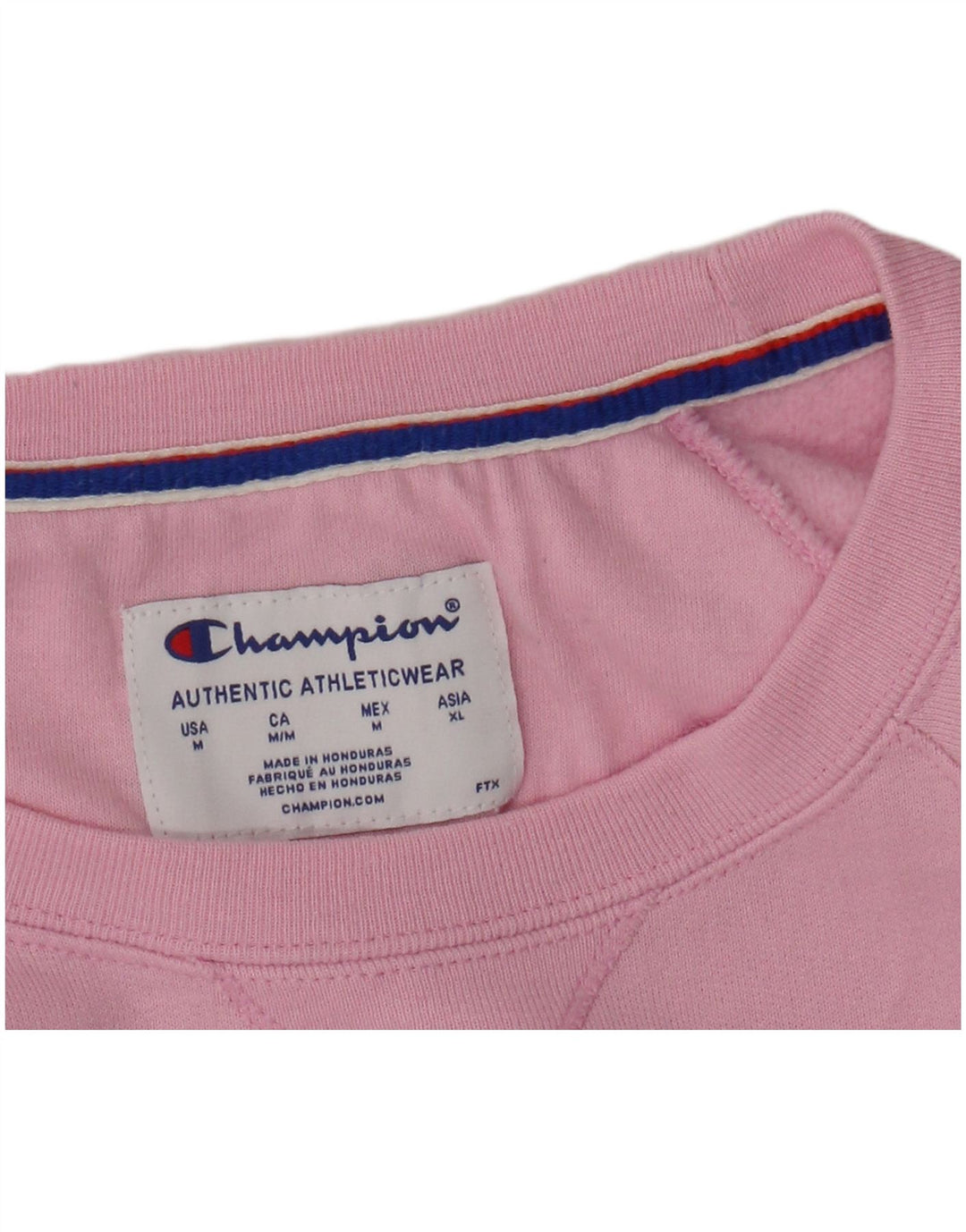 Champion Damen Sweatshirt Pullover UK 14 Mittelrosa