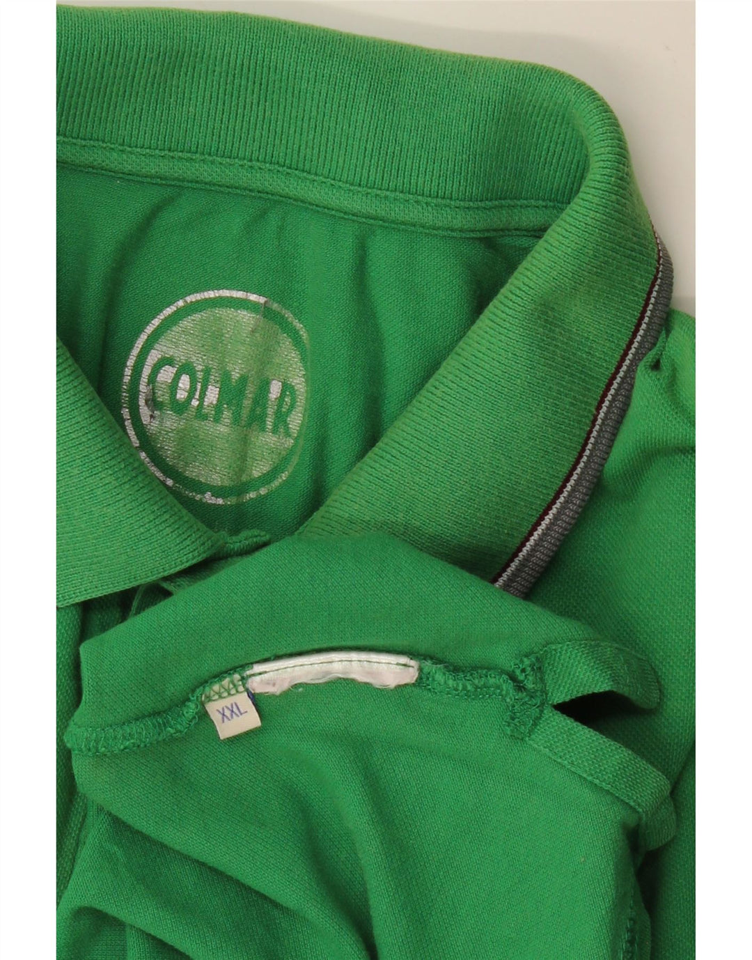 COLMAR Herren Poloshirt mit Grafik, 2XL, Grün