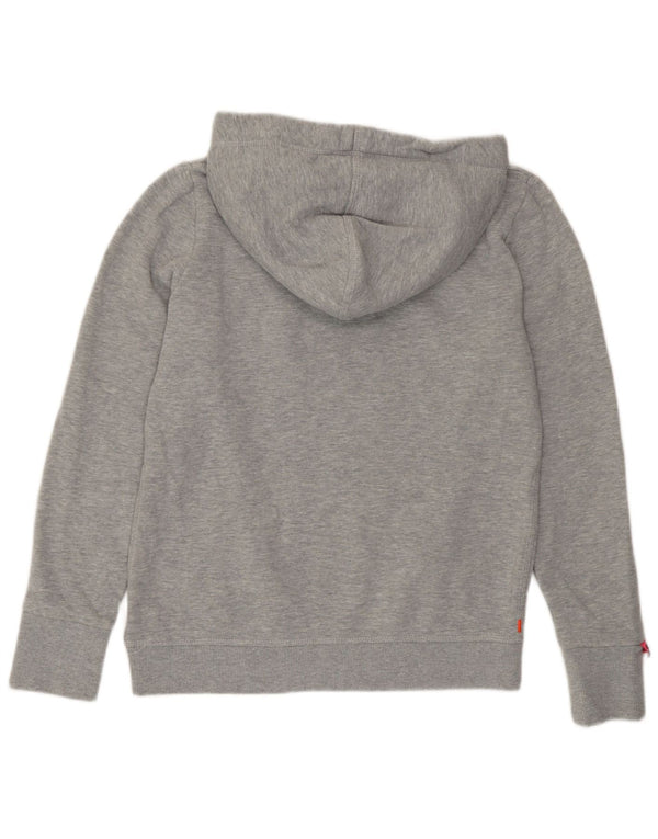 Superdry Graphic Hoodie-Pullover für Damen, UK 16, Größe L, Grau, Baumwolle