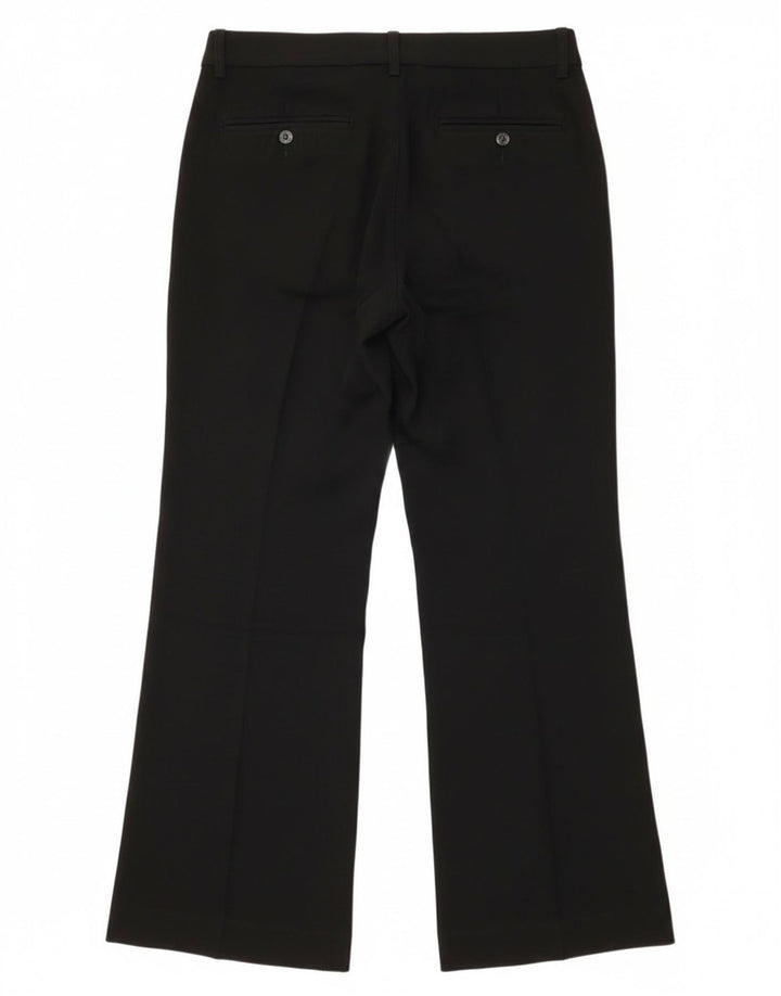 Max & Co. Damen Bootcut-Anzughose UK 8 Small W30 L31 Schwarz Polyester