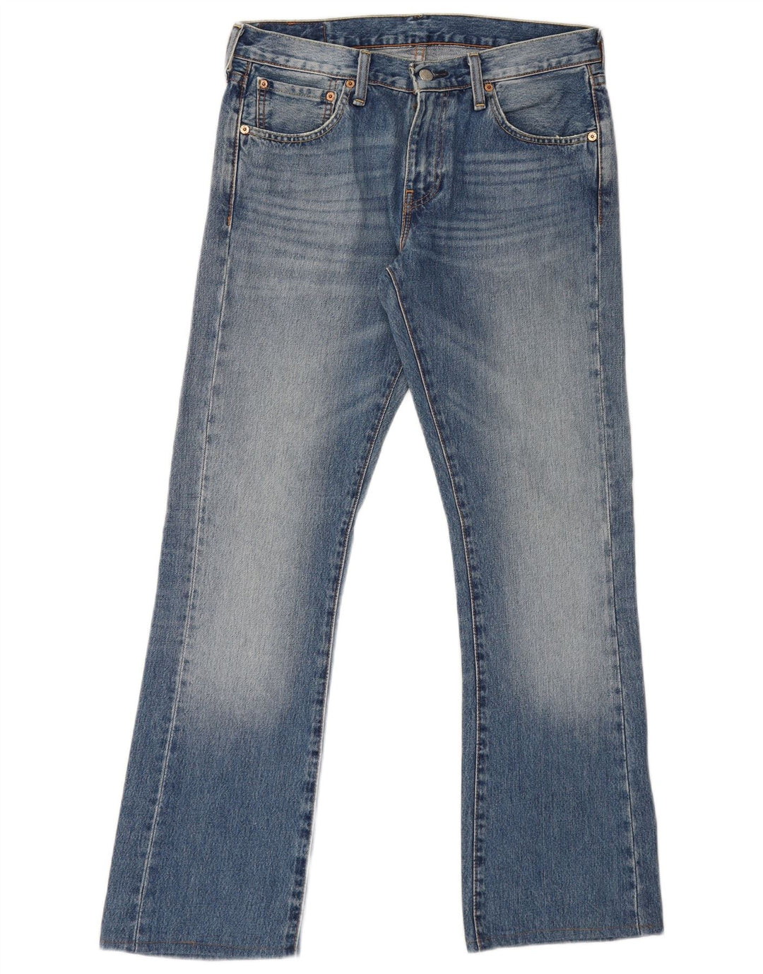 Levi's Herren 527 Bootcut Jeans W31 L31 Blaue Baumwolle