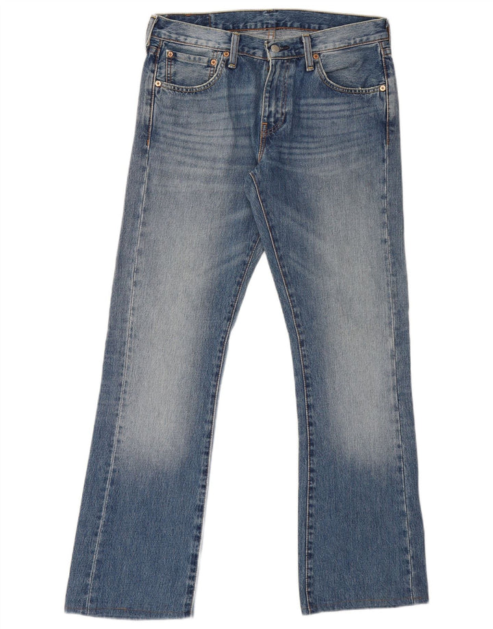 Levi's Herren 527 Bootcut Jeans W31 L31 Blaue Baumwolle