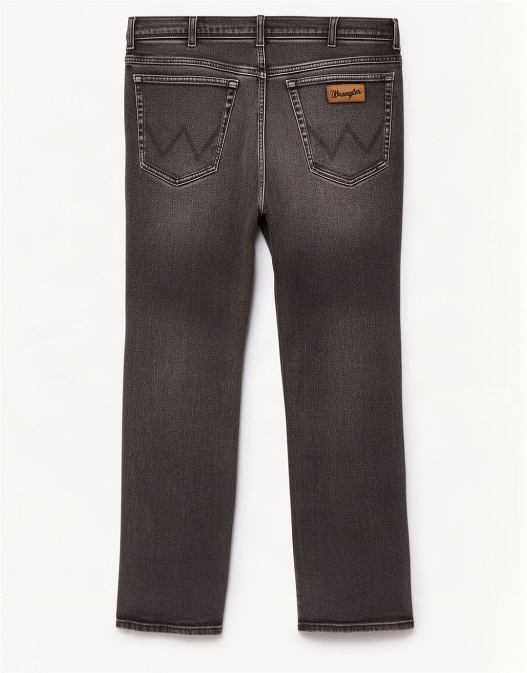 Wrangler Herren Texas Straight Jeans W40 L32 Graue Baumwolle