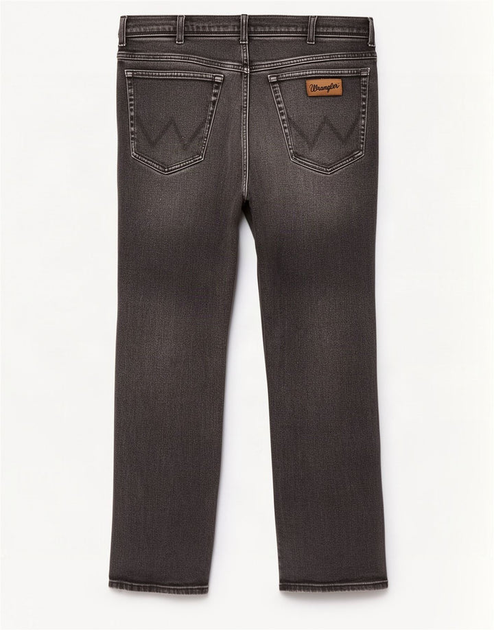 Wrangler Herren Texas Straight Jeans W40 L32 Graue Baumwolle
