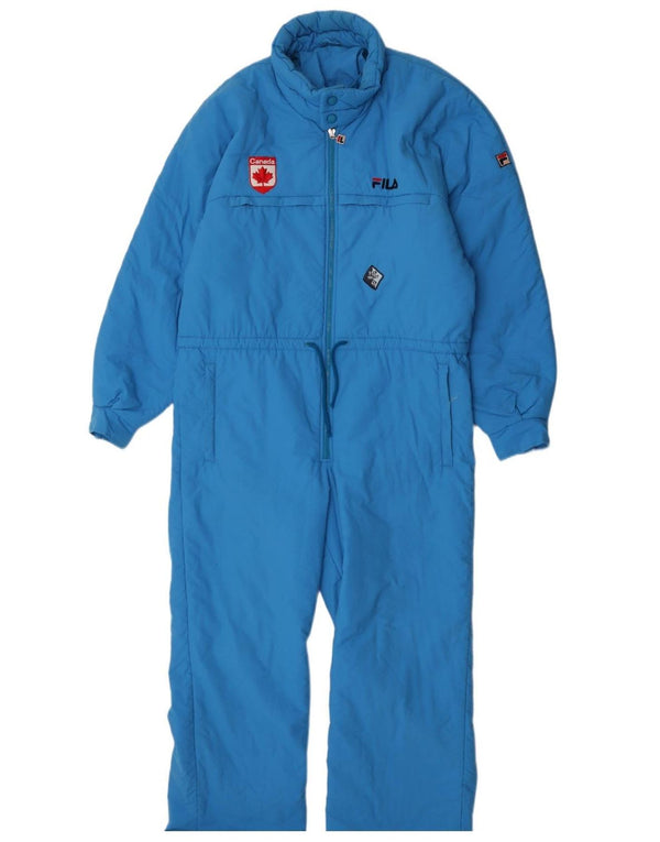 Fila Herren-Skioverall mit Kapuze, IT 54, großes blaues Polyamid