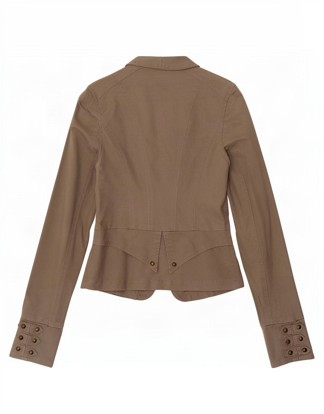Jane Norman Damen Blazer Jacke UK 6 XS Graue Baumwolle