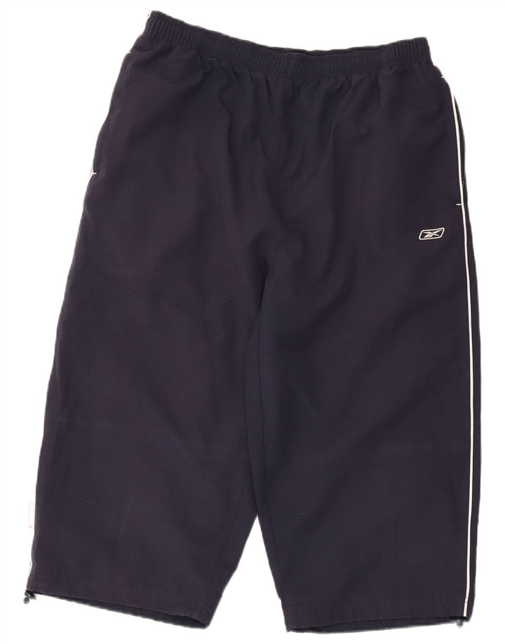 Reebok Herren Bermuda Sport Shorts Medium Marineblau Polyester