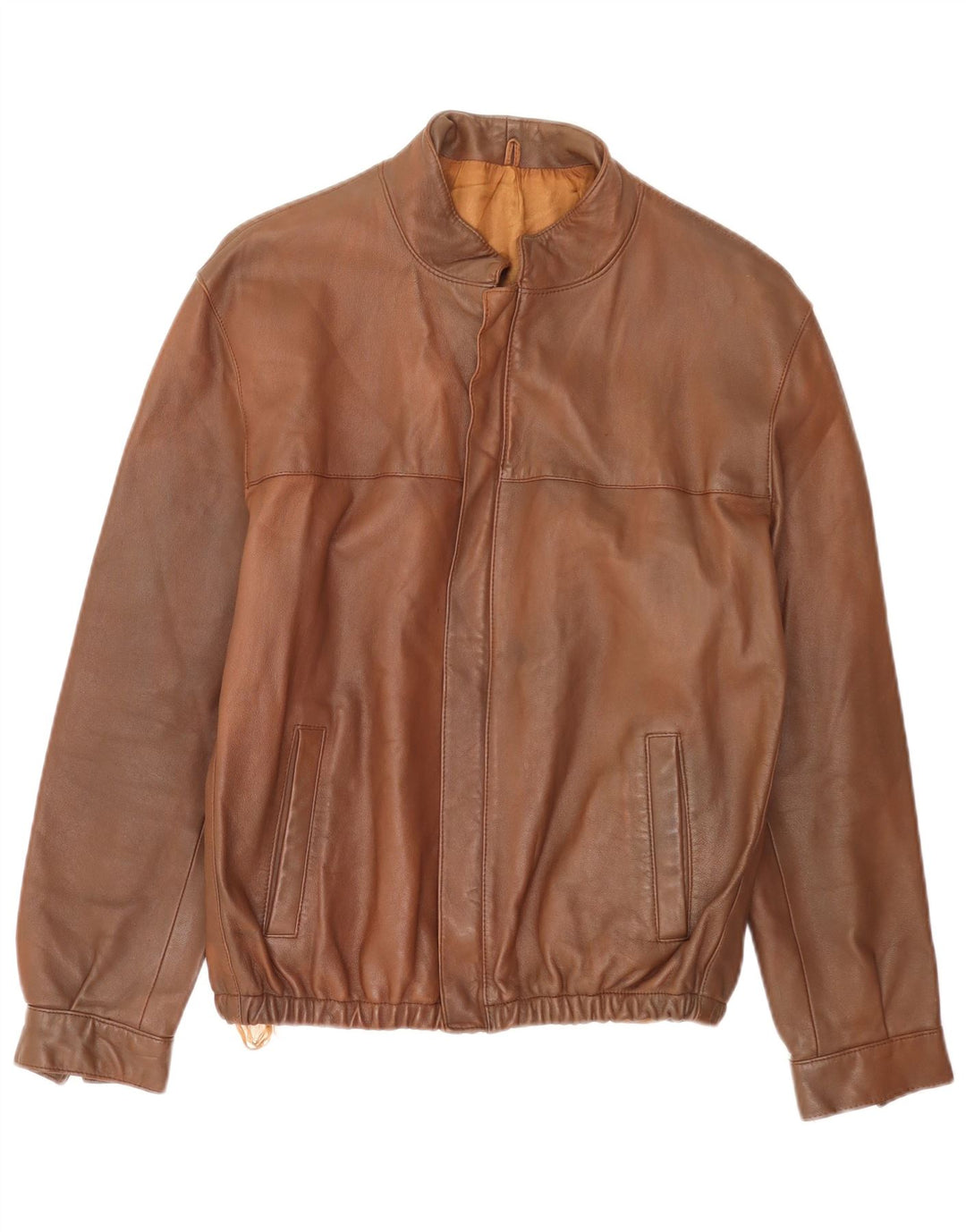 Vintage Herren Bomberjacke IT 54 2XL Braun
