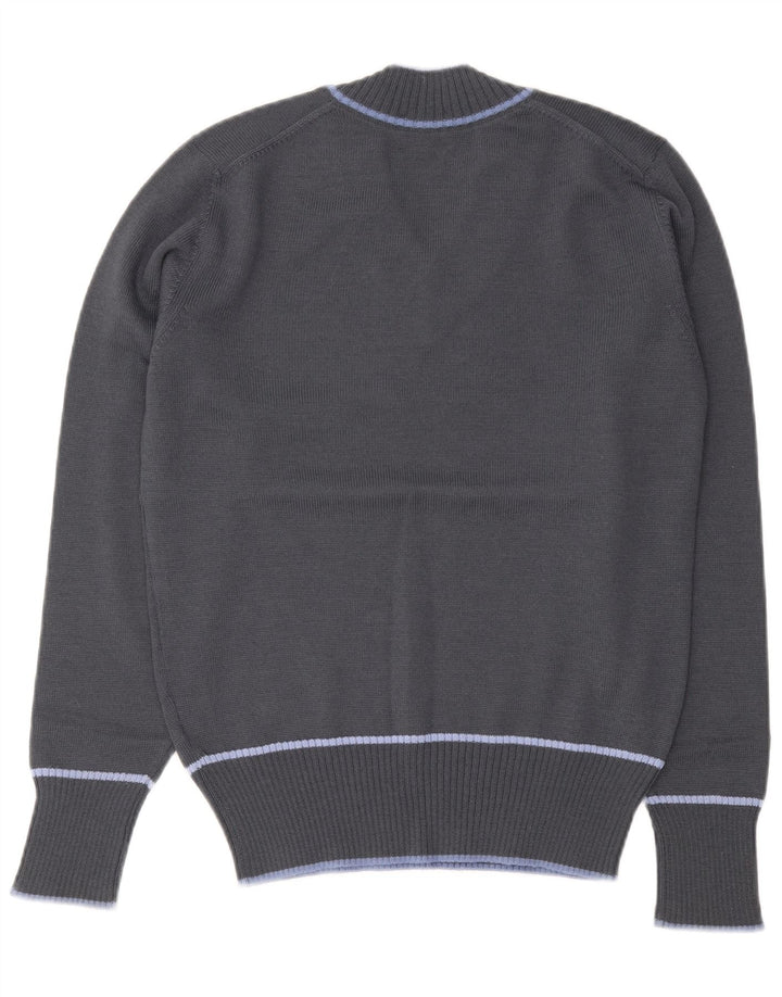 Bleyle Damen-Pullover mit V-Ausschnitt IT 50 XL Graue Wolle
