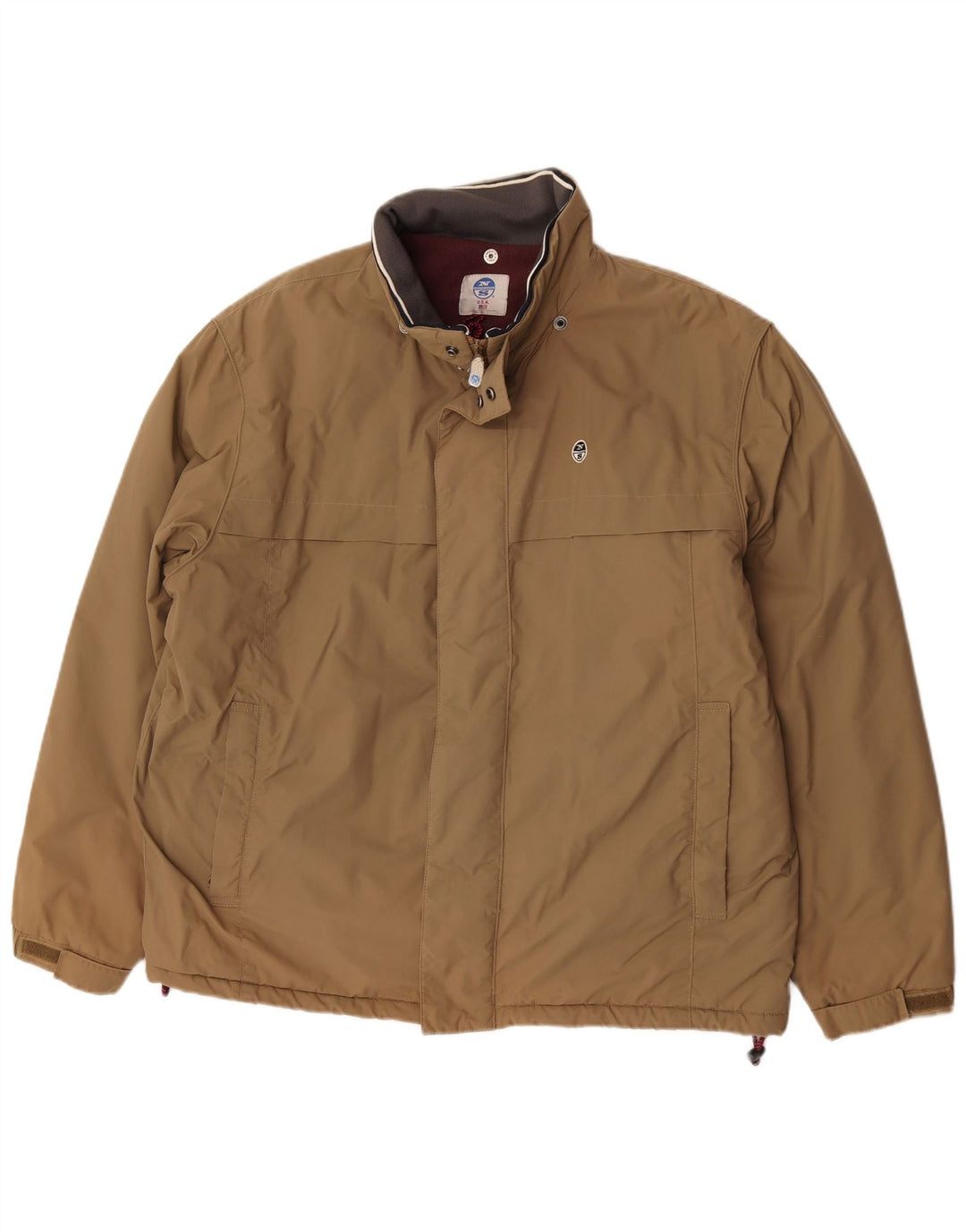 North Sails Herren Windjacke UK 42 XL Braun Polyamid