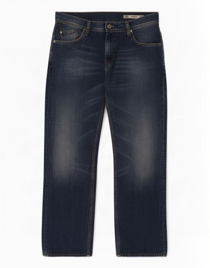 Tommy Hilfiger Herren Ryder Zip Regular Straight Jeans W36 L32 Blau
