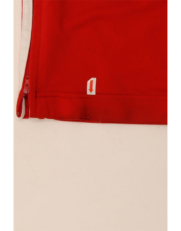Adidas Herren-Trainingshose, klein, rot, Polyester