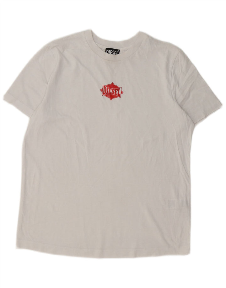 Diesel T-Shirt mit Grafik für Jungen, 13–14 Jahre, Größe L, Weiß