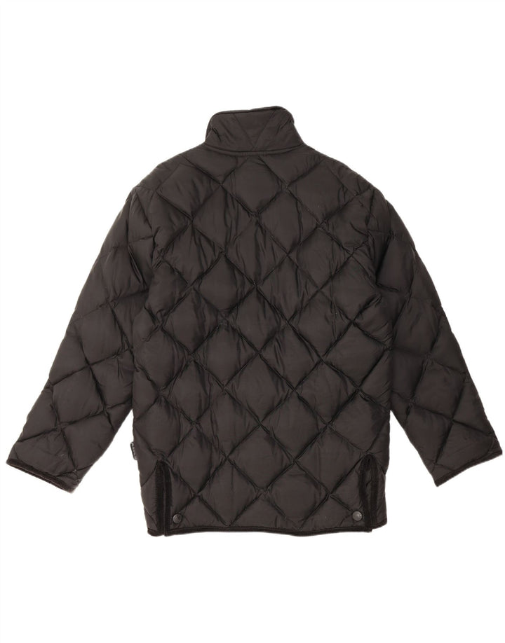 Asics Herren gepolsterte Steppjacke UK 36 Small Schwarz Polyamid