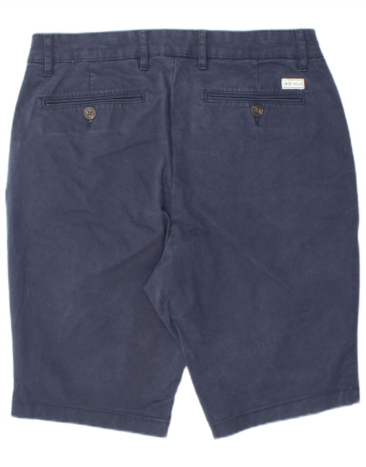 JACK WILLS Herren-Chinoshorts mit schmaler Passform, W32, mittelmarineblaue Baumwolle