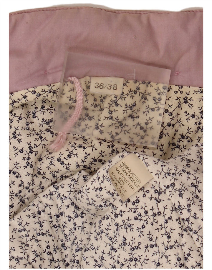 Vintage Damen Übergroßer Windjacke-Mantel IT 36/38 XS Rosa Polyester