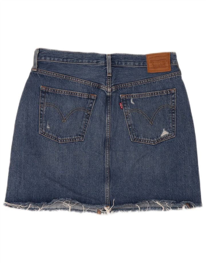 Levi's Damen Jeansrock W30 Mittelblau