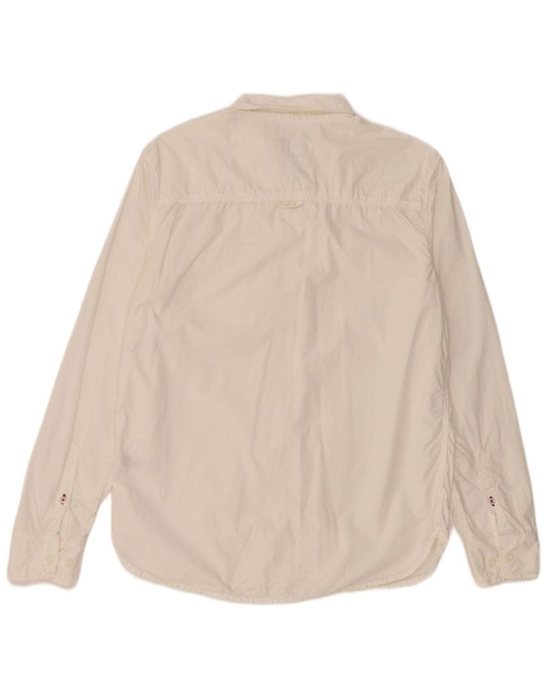 Fat Face Herrenhemd aus mittelweißer Baumwolle