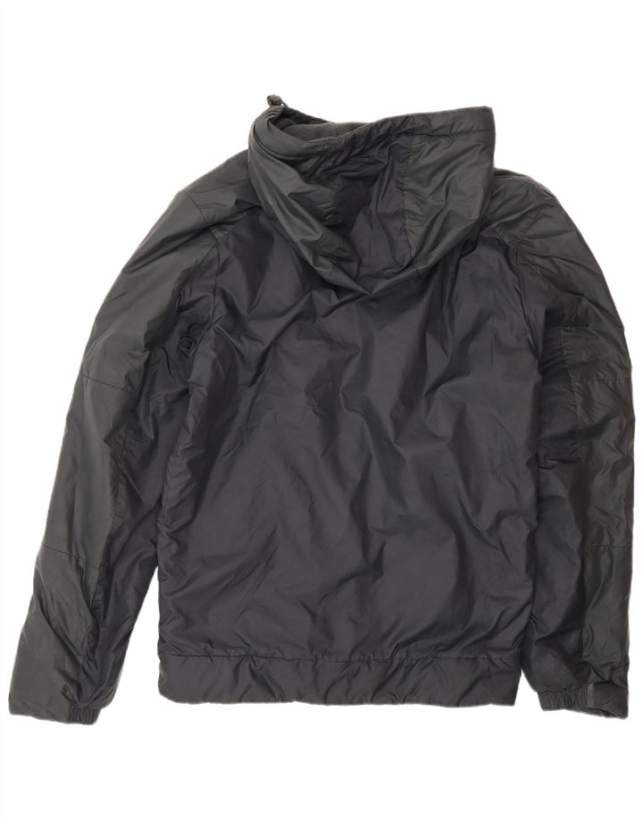Nike Herren-Windbreakerjacke mit Kapuze, UK 36, Größe S, Schwarz, Polyester