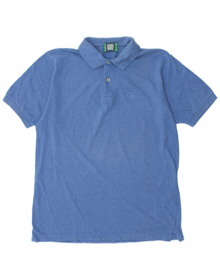 Sergio Tacchini Herren Poloshirt Mittelblau