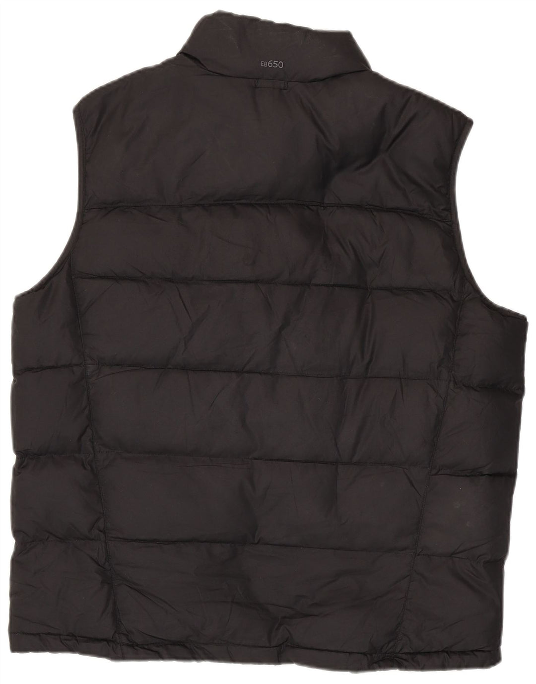 EDDIE BAUER Herren Wattierte Weste UK 40 Large Schwarz Polyester