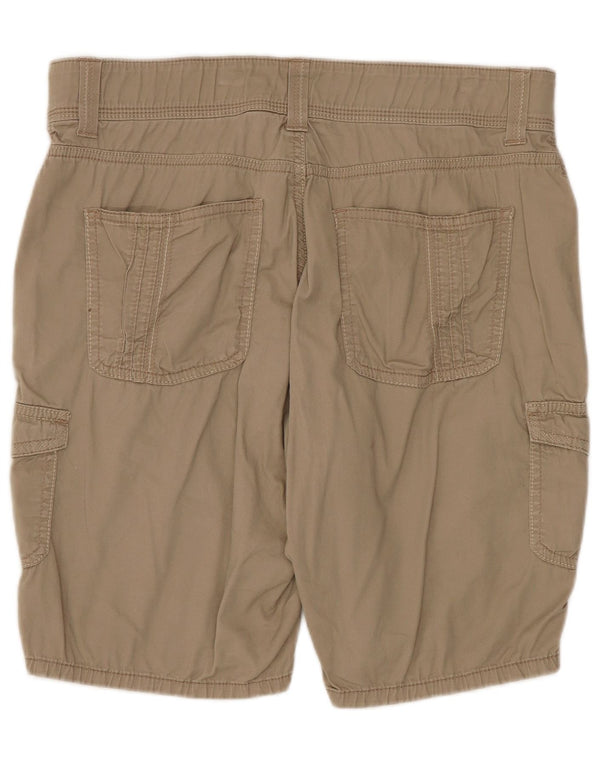 Lee Damen Cargoshorts US 10 Large W32 Beige Baumwolle