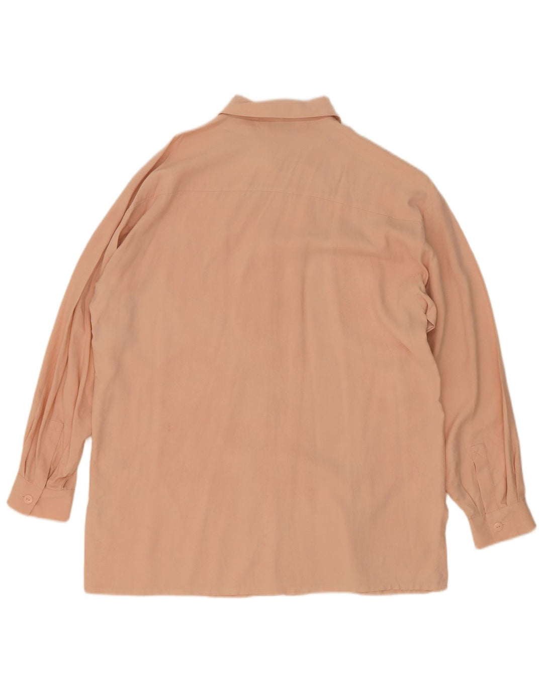 Marks & Spencer Damen St. Michael Hemdbluse UK 14 Große rosa Seide