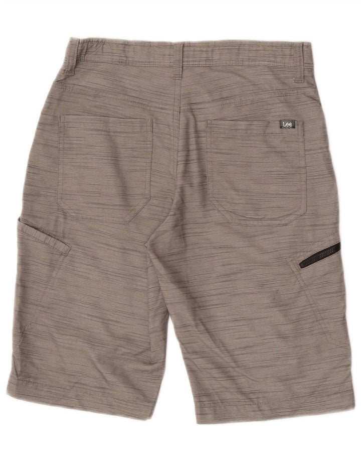 Lee Cargo-Shorts für Jungen, 11–12 Jahre, W27, grau meliertes Polyester