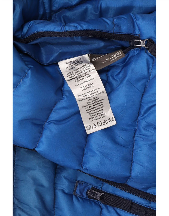 Eddie Bauer Wattierte Jacke mit Kapuze für Jungen, 10–11 Jahre, mittelgroß, Marineblau