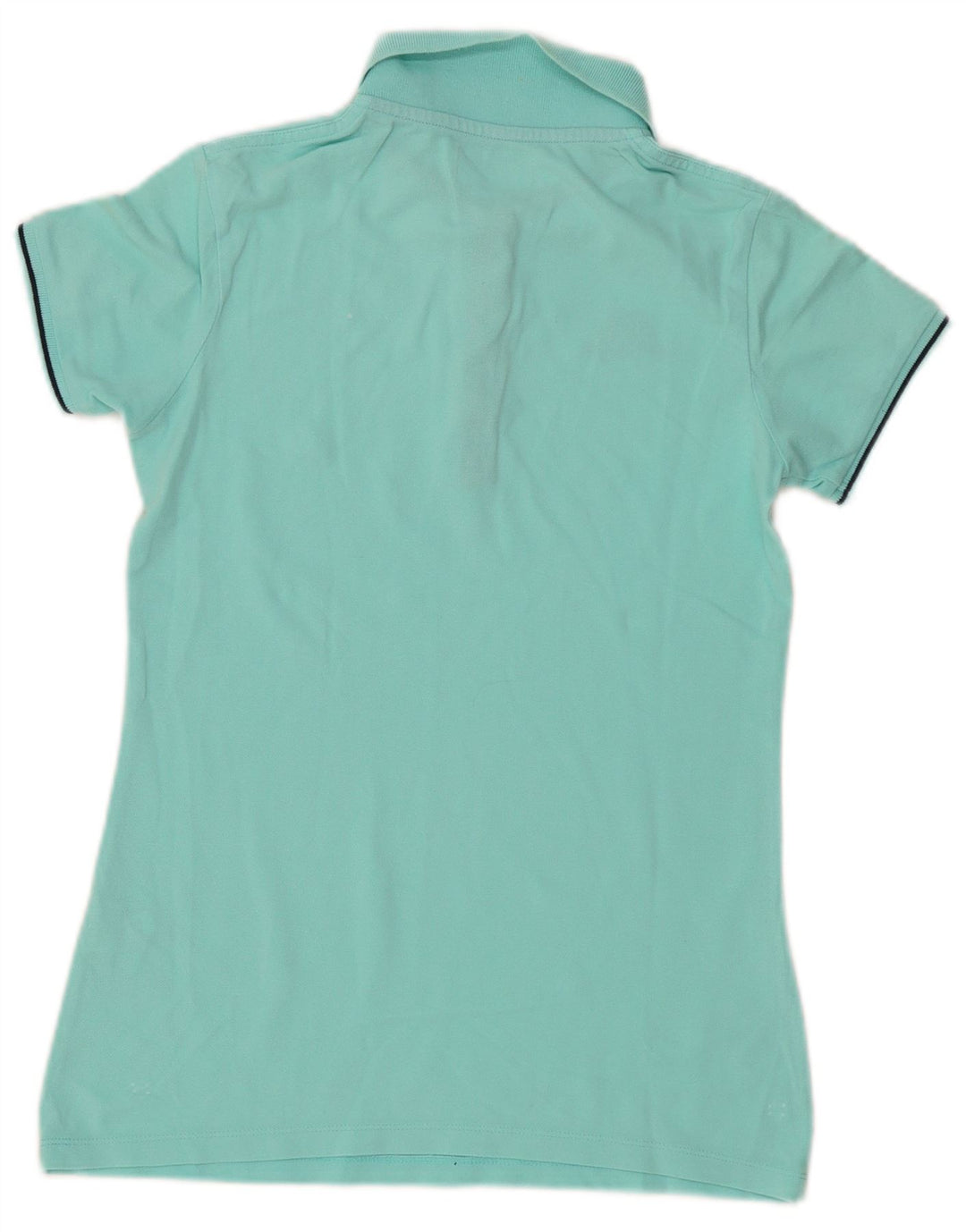 Kappa Damen Poloshirt UK 10 Small Türkis Baumwolle